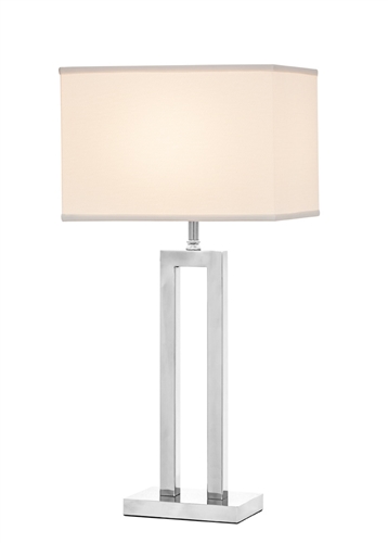 Casale White Shade Modern Table Lamp