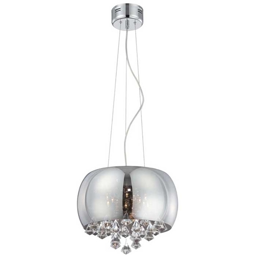 An ultra-modern and contemporary ceiling lamp