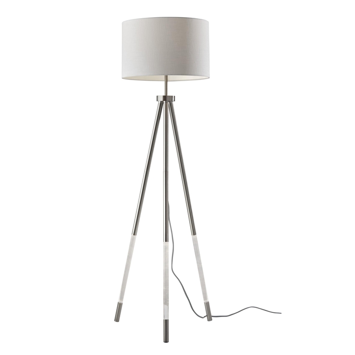 Della Modern Floor Lamp. Combining two lighting options into one lamp, the Della Nightlight Floor Lamp is the perfect solution for the bedroom or living room.