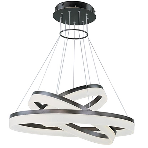 Modern Saturn 3-Tier LED Pendant