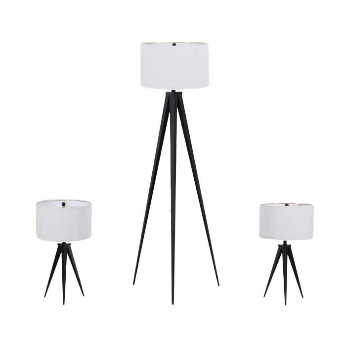 Tripod Lamps Set of 3