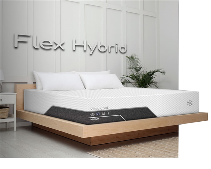 Lua Flex Hybrid Visco medium firm mattress