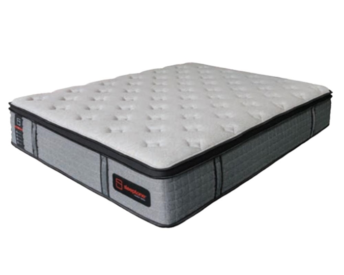 Sleeptone 14-Inch Hybrid Mattress featuring Eurotop finish, multi-layer foam system, cooling gel memory foam, and motion-isolating pocket coils - available in Queen and King sizes