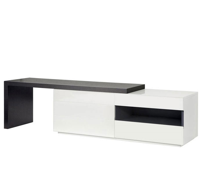 Arzano Modern TV Unit in Wengue/White - SOLD OUT