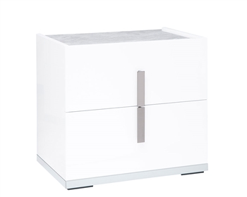 Mara Modern Italian Side Table White