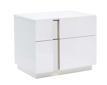 Mesola Modern Side Table white