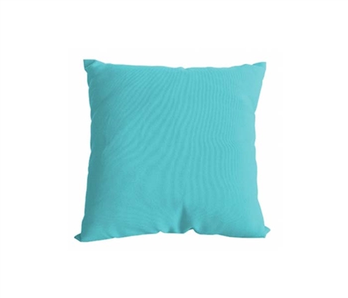 Turquoise Square Modern Outdoor Modern Pillow 18" x 18" - Discontinued