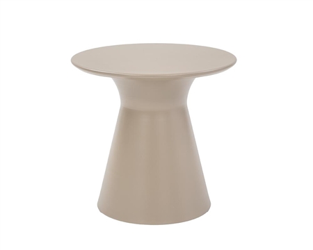 Carsoli Modern Outdoor Side Table Matte Taupe