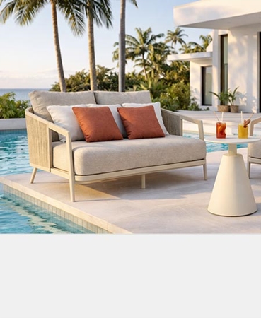 Piombo Modern Outdoor Lounger
