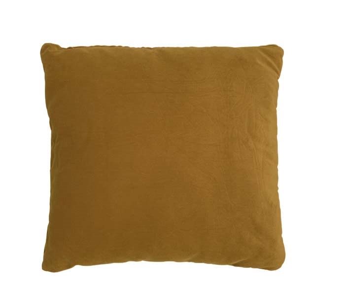 Velvet Gold Modern Pillow 20" x 20"