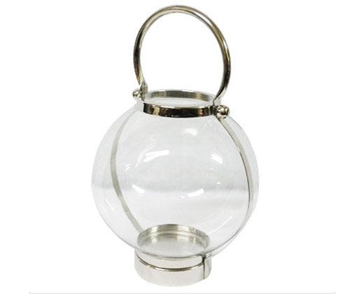 Globe Modern Candle Holder - Clear 10" x 18" *Special Order