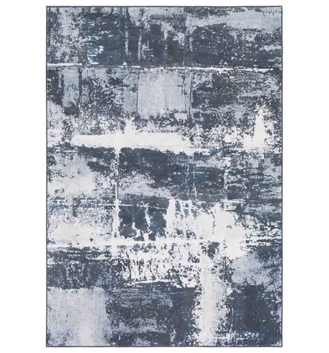 Contempo Blue Modern Rug 5'3" x 7'7"