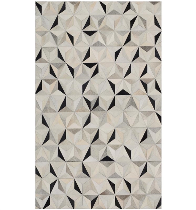 Trail Modern Cowhide Rug Charcoal Collection