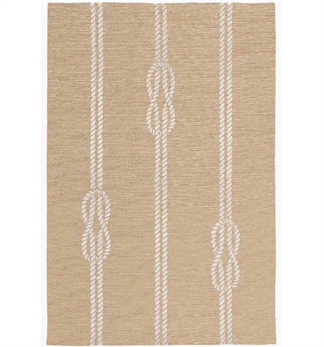 Capri Ropes Indoor/Outdoor Rug Neutral. The perfect area rug to add abstract and modern design to your space