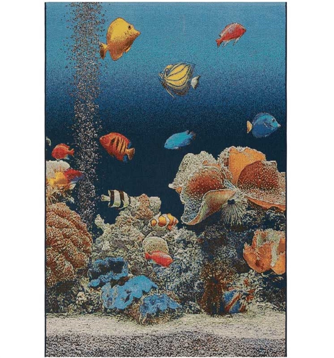 Marina Aquarium Indoor/Outdoor Rug Ocean Collection. The perfect area rug to add abstract and modern design to your space