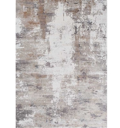 Solar Abstract Rug Light Brown, Medium Gray, Gray, Charcoal, White Collection