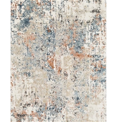 Pune Modern Rug 9' x 12'4" Aqua, Beige, Collection