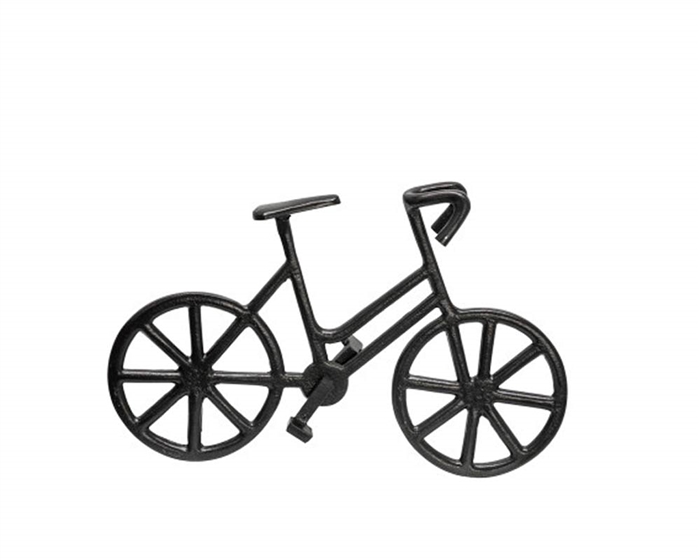 9" Metal Bicycle Black