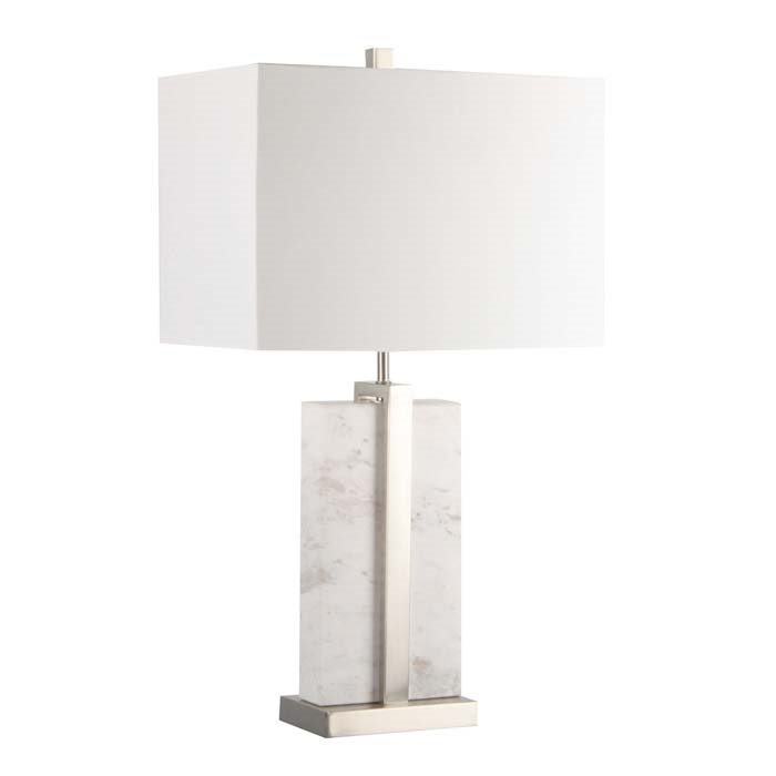 Collin Marble Table Lamp 25"
