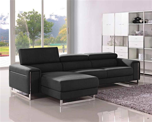 Sophisticated contemporary sectional.