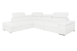 Elysee Modern Sectional Ultra-white Not Motor (Left Facing Chaise) - FINAL SALE, NO RETURNS