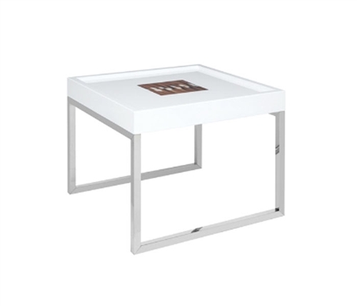 Portofino Modern Side Table in White Sale