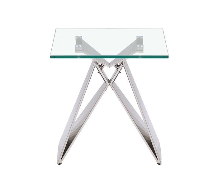 Spezia Modern Glass Side Table