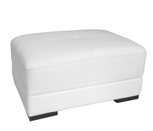 Papoli four seater Leather Sofa. Available in white or grey leather