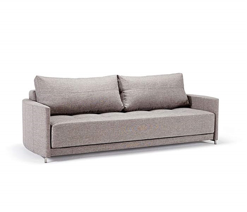 Crescent Deluxe Excess Sofa Stainless Steel Grey