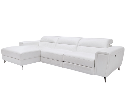 Catana Double Recliner Sectional White LF
