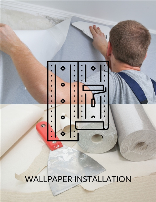 Wallpaper Installation price per Sq. Ft. MINIMUM 125 SQF