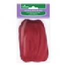 Natural Wool Roving (Red)