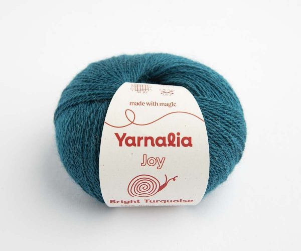 Joy -Bright Turquoise - Yarnalia - 4Pack