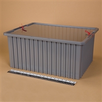 Health Care Logistics Divider Box with Security Seal Holes