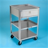 Stainless Steel Utility Cart with Drawer
