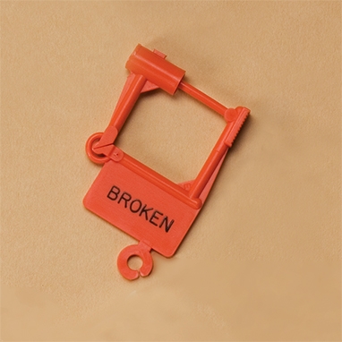 Padlock Preprinted Locking Tag, Broken