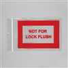 Not for Lock Flush Bag, 4 x 6
