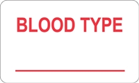 Blood Type Label