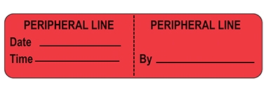 Peripheral Line Label