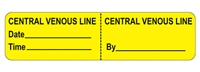 Central Venous Line Label