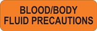 Blood Body Fluid Precautions Label