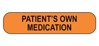 Patient's Own Medication Label