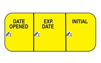 Date Opened Label