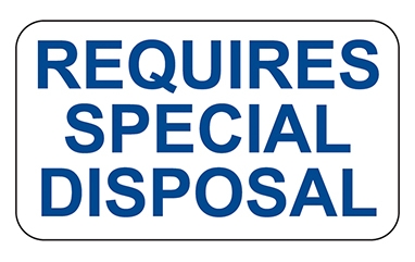 Requires Special Disposal Label
