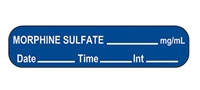 Morphine Sulfate Label