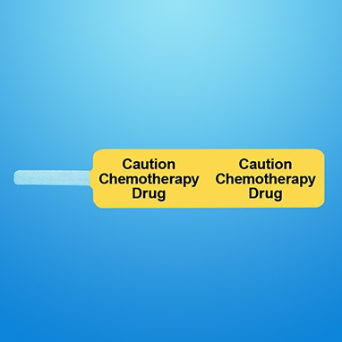 Pre-printed Flag Label - Caution Chemotherapy Drug