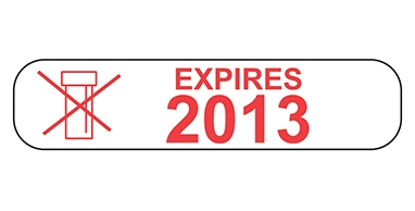 Expires 2013 Label