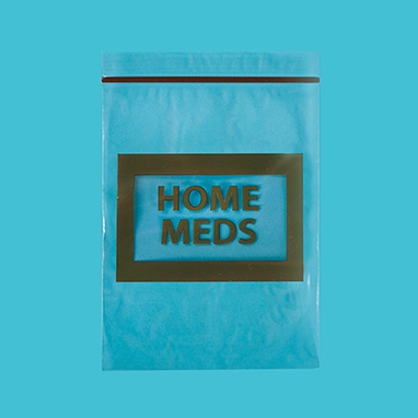 Home Meds Bag, 4 x 6