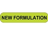 New Formulation Label