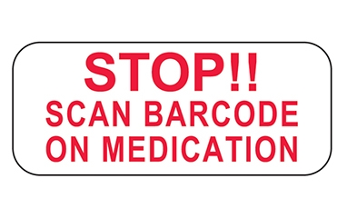 Stop Scan Barcode on Medication Label